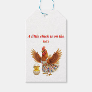 Ein kleines Küken ist auf dem Weg Geschenkanhänger