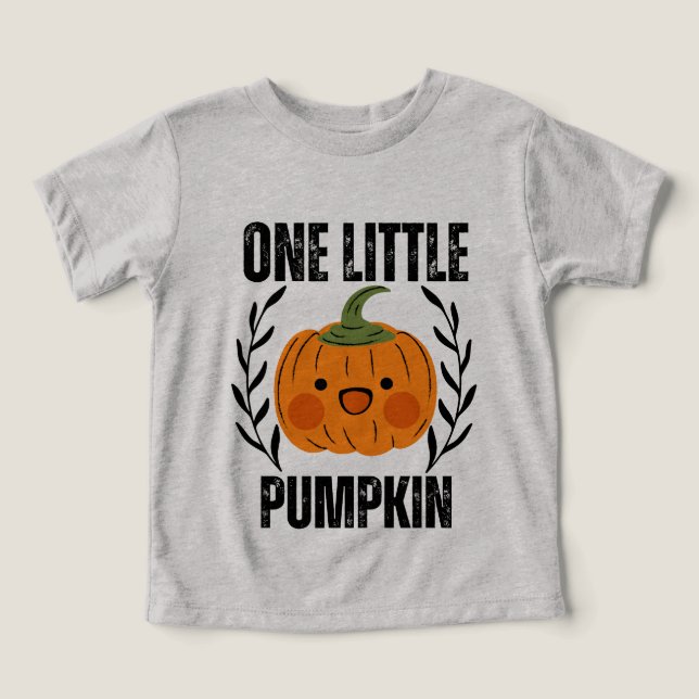 Ein kleines Kürbisbaby ist der 1. Geburtstag (Design Vorderseite)