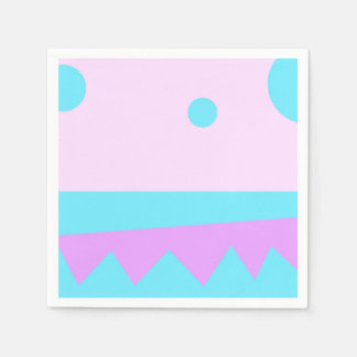 Ein kleines Monster Abstrakter Grafik-Kunstpapier Serviette