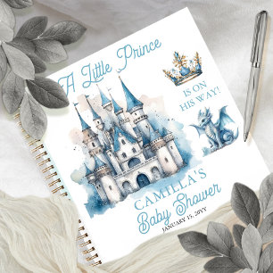Ein kleines Prince Boy Baby Shower Guest Book Notizbuch