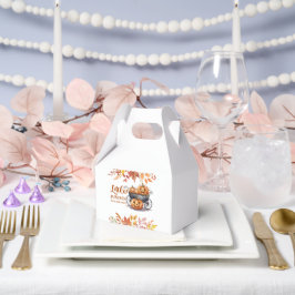 Ein kleines Pumkin Halloween-Herbstdusche Geschenkschachtel