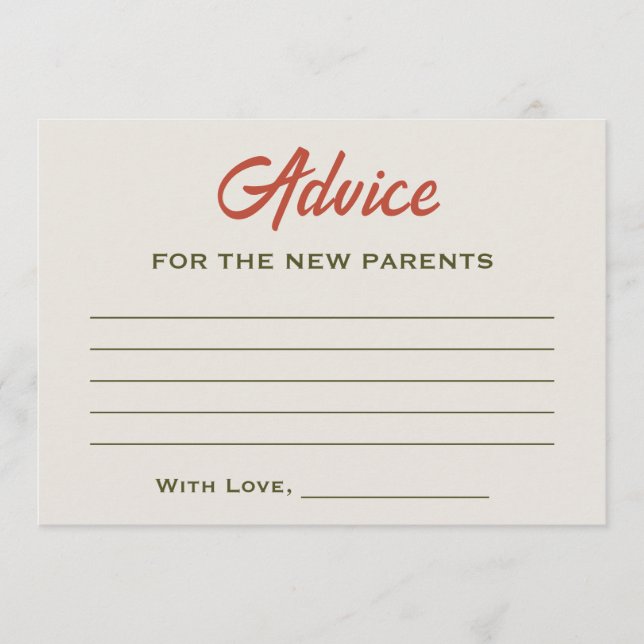 Ein kleines Pumpkin Baby Dusche Herbstdusche Herbs Hinweiskarte (Vorderseite)