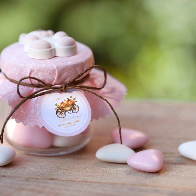 Ein kleines Pumpkin Fall Baby Duschgeschlecht neut Geschenkanhänger (Von Creator hochgeladen)