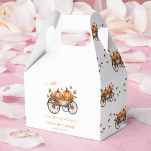 Ein kleines Pumpkin Fall Baby Duschgeschlecht neut Geschenkschachtel