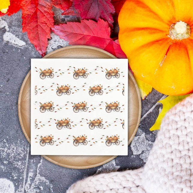 Ein kleines Pumpkin Fall Baby Duschgeschlecht neut Serviette (Von Creator hochgeladen)