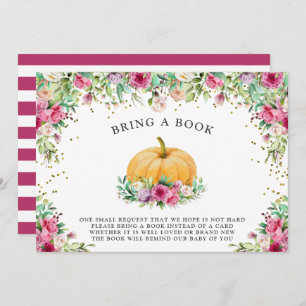 Ein kleines Pumpkin Girly Floral Vielen Dank für d Einladung