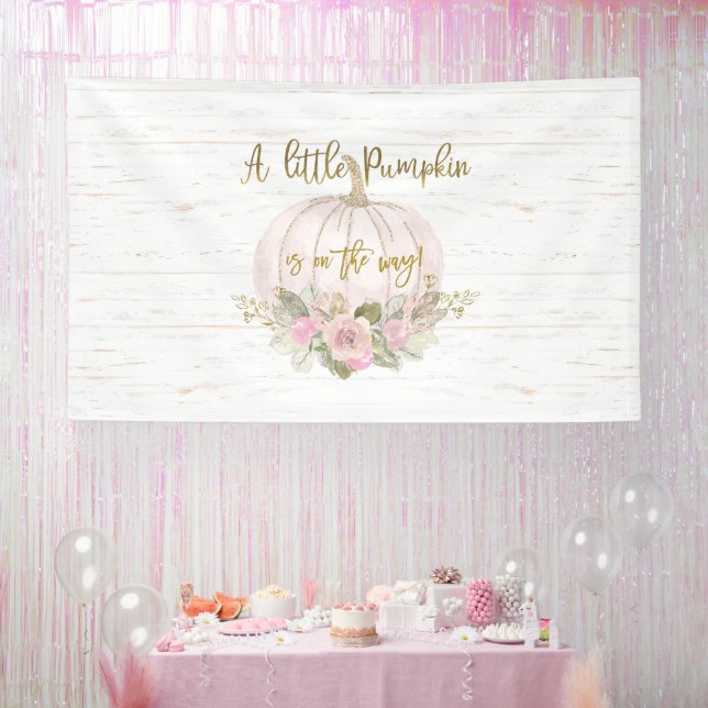 Ein kleines Puppen Baby Duschmädchen Banner (Party)
