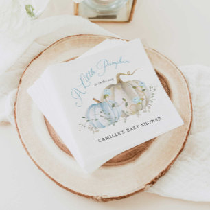 Ein kleines Puppen Fall Boy Babyduschpapier Serviette