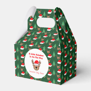Ein kleines Rentier ist unterwegs Geschenkschachtel