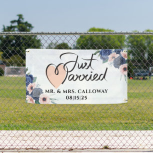 Ein kleines Retro-Banner, nur verheiratet Banner