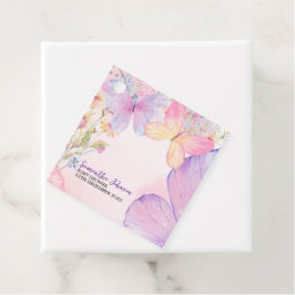 Ein kleines Schmetterling pastellfarben whimsical Geschenkanhänger