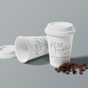 Ein kleines Schneeflocken-Party mit Baby-Dusche Pappbecher