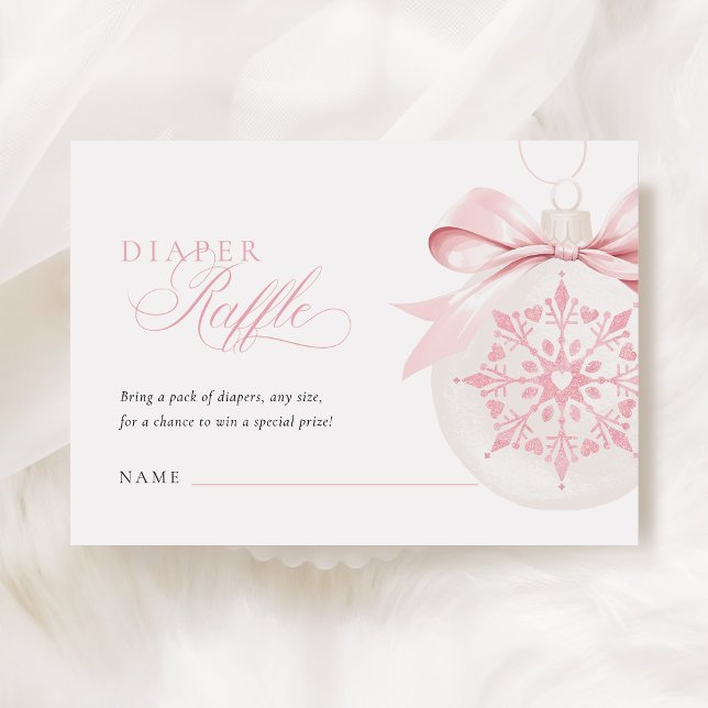 Ein kleines Snowflake Girl Duschtuch Windelwanne Begleitkarte (Von Creator hochgeladen)