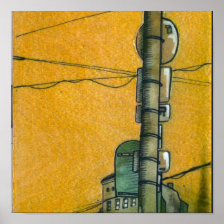 ein kleines Stück, eine andere Ecke. Poster