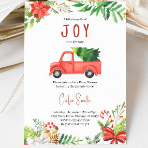 Ein kleines Stück Joy Baby Dusche Einladung
