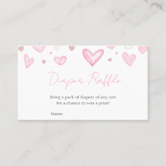 Ein kleines Sweetheart ist auf dem Weg Windeln Raf Visitenkarte