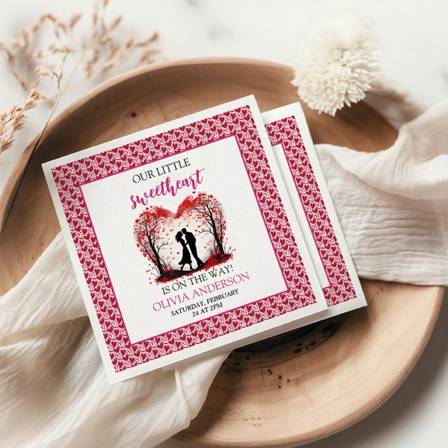 Ein kleines Sweetheart Valentine Serviette (Von Creator hochgeladen)