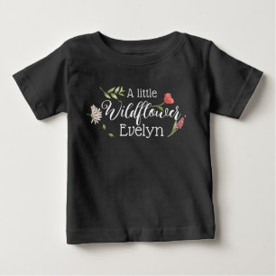 ein kleines Wildblume Baby T-shirt