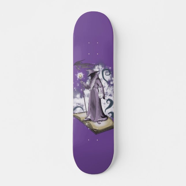 Ein kleines Zaubererskateboard Skateboard (Vorne)