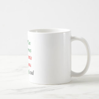 Ein Klumpen der Kohle Tasse