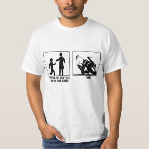 Ein Knie T-Shirt
