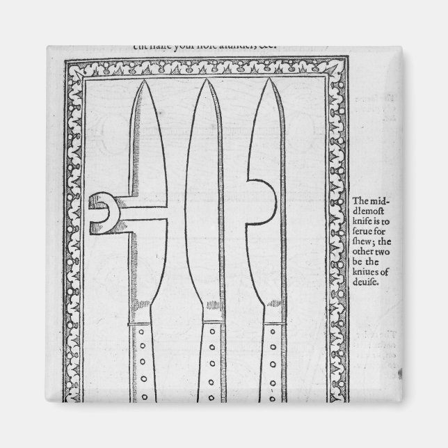 Ein Knife Trick Magnet (Vorne)