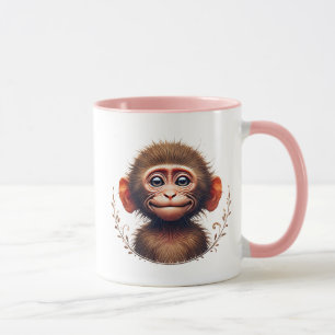 Ein komischer kleiner Affe. Tasse