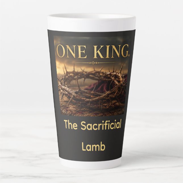 Ein König Milchtasse (Vorderseite)