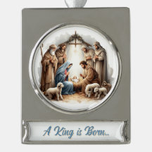 Ein König wird geboren – Weihnachtsbanner-Christma
