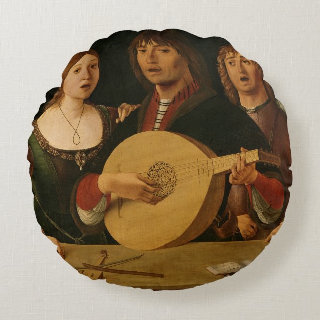 Ein Konzert 2 Rundes Kissen (Vorderseite)