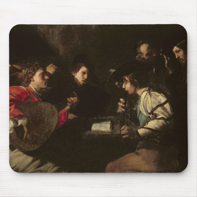 Ein Konzert, c.1610-20 (Öl auf Leinwand) Mousepad (Vorne)