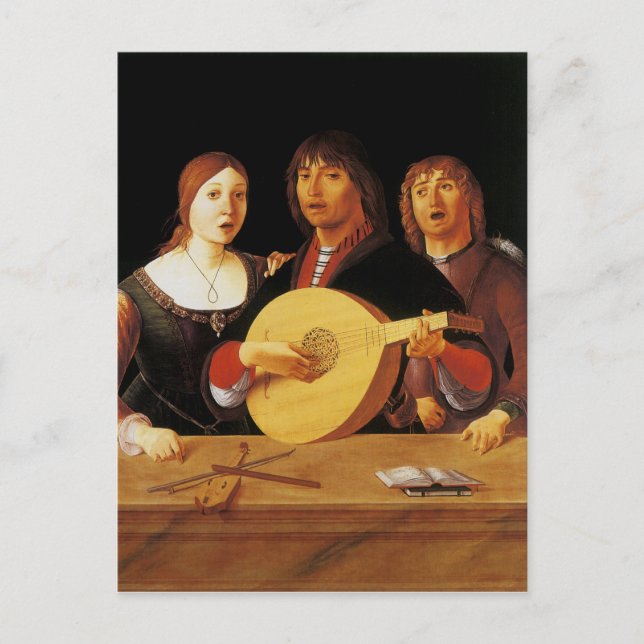 Ein Konzert Postkarte (Vorderseite)