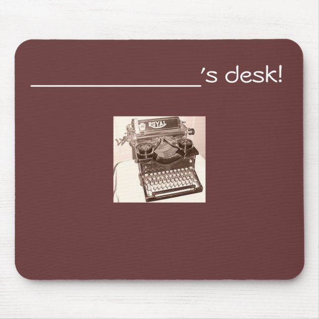 Ein Kopfnicken zur Vergangenheit… Mousepad (Vorne)