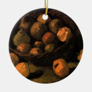 Ein Korb Äpfel von Vincent van Gogh Keramikornament