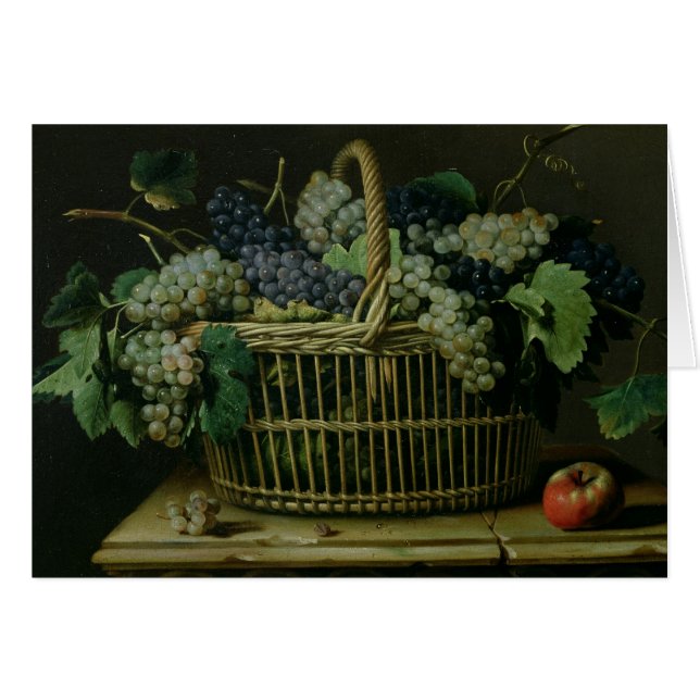 Ein Korb der Trauben (Vorderseite (Horizontal))