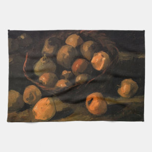 Ein Korb mit Äpfeln von Vincent van Gogh Geschirrtuch