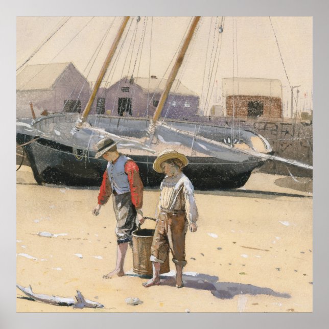 Ein Korb von Clams Poster (Vorne)