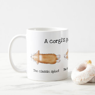 Ein Korgi-Führer zum Ausspplündern lustiger Corgi- Kaffeetasse
