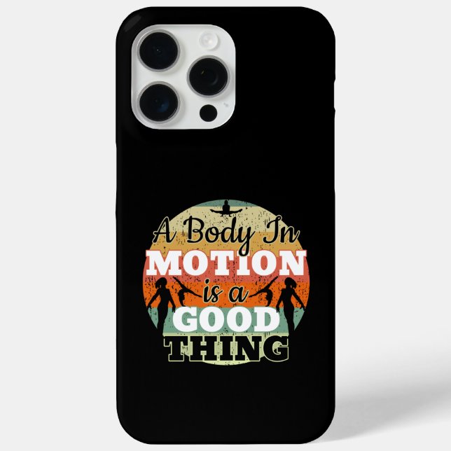 Ein Körper in Bewegung - Mädchen Gymnastik Mindset Case-Mate iPhone Hülle (Rückseite)
