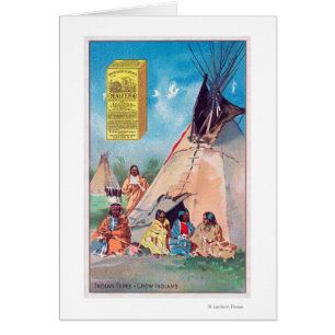 Ein Kräheindischer Tepee, Maizena Produkt-Anzeige