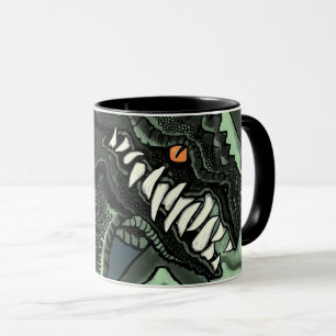 Ein kranker Wind brennt der Drache durch Tasse