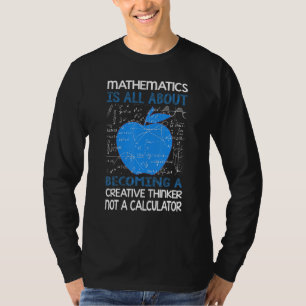 Ein kreativer Denker kein Rechner T-Shirt