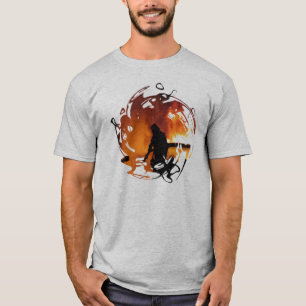Ein Kreis der Flammen T-Shirt