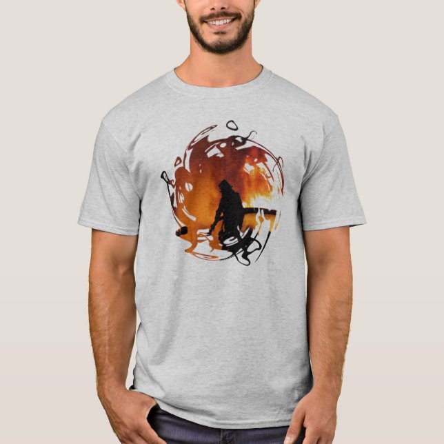 Ein Kreis der Flammen T-Shirt (Vorderseite)