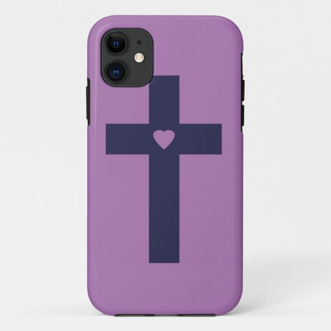 Ein Kreuz mit Herz Case-Mate iPhone Hülle (Rückseite)