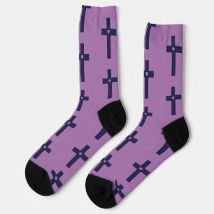 Ein Kreuz mit Herz Socken