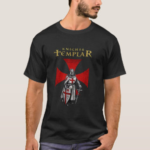 Ein Krieger Christi Ritter Templar bedrückte Kro T-Shirt