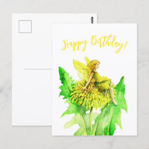 Ein Kronleuchter Fairy Aquarell Postkarte