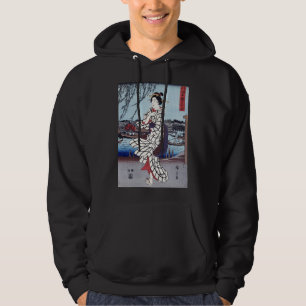 Ein kühler Sommerabend an der Brücke, Utagawa Hiro Hoodie