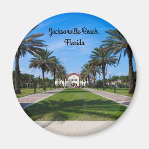 Ein Kühlschrankmagnet von Jacksonville-Strand, Magnet